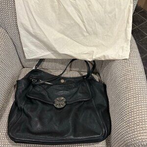 Tory Burch large leather bag with sleeper bag